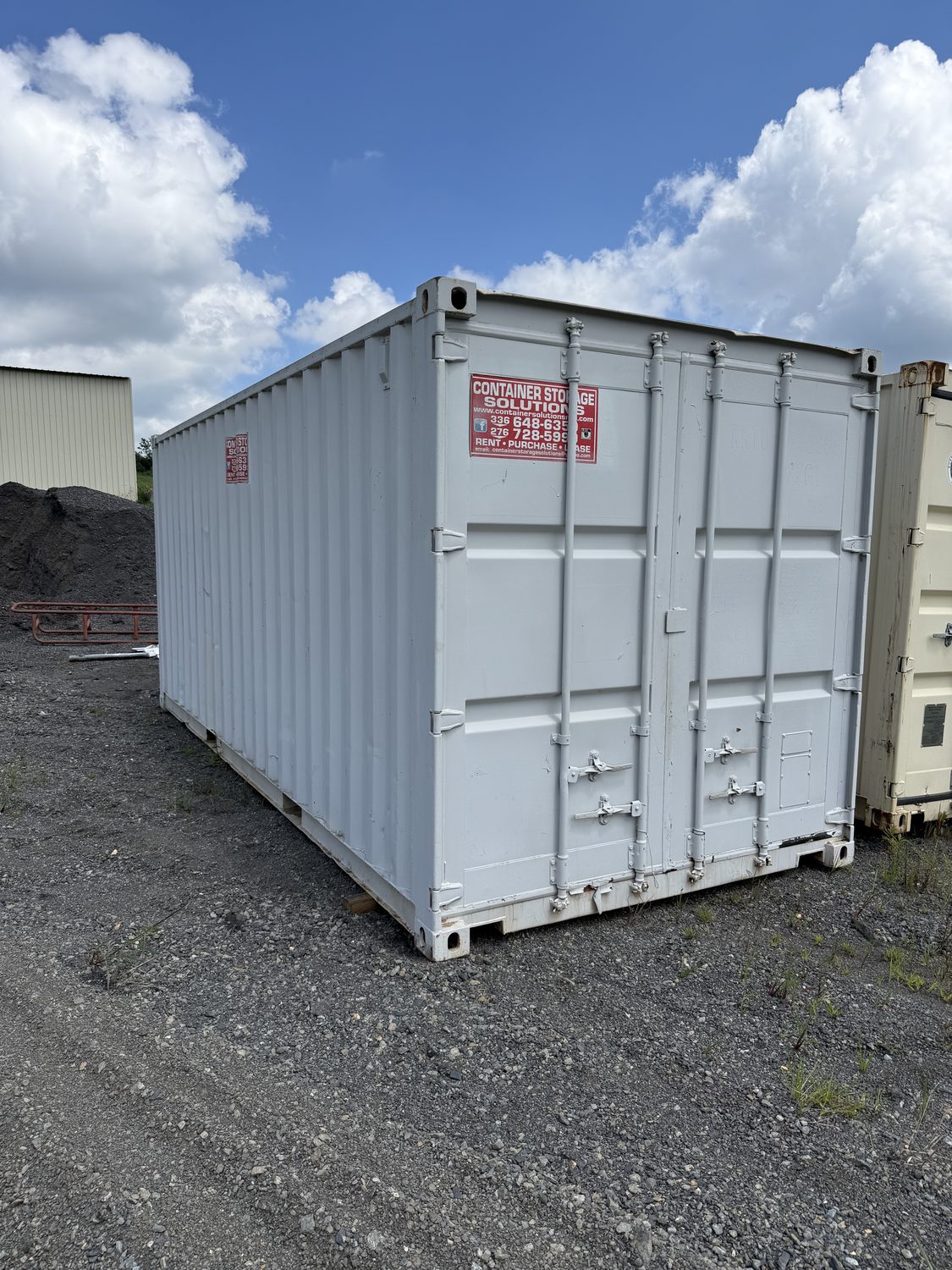 Container modified for workshop use